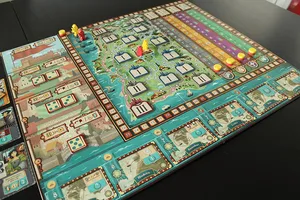 Board game setup for 2 players